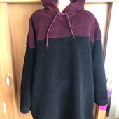 Меховушка, плюшева туника, кофта, худи, 2-3XL. Yours. в ідеалі