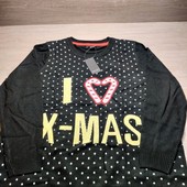 Эсмара! Новогодний женский свитер! 48/50 евро (54/56 наш)! Лот 28