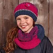 Шапка в'язана для дівчинки від Tchibo розмір універсальний