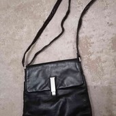 Сумка кросбаді з натуральної шкіри 