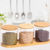 Набор ёмкостей для хранения с подставкой