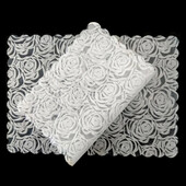 Набор универсальных салфеток, ковриков для полок холодильника, стола 4 шт. 35*50 см ( полиэстер) бел