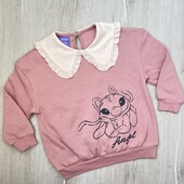 Disney Stitch .Світшот з комірцем для дівчинки 116(5-6 років)
