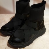 Акція Акція Сапоги жіночі демі натуральна шкіра