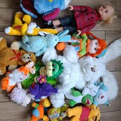 Великий пакет м'яких іграшок одним лотом