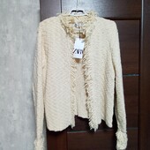Новый брендовый теплый коттоновый с шерстью кардиган р.XL(18-20).