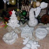 Гіпсові фігурки для розмальовування