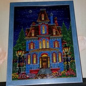 Вишита картина "Будиночок"