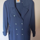 Hugo boss брендовий синій трен з суміші віскози