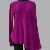 Брендовий асиметрічний блейзер з шовку,кашемірута вовни