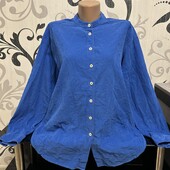 Стильна сорочка з мікровельвету, р.М/Л в гарному стані