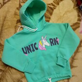 Арт. 547. Товстовка на резинці з капюшоном104/110