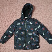 Куртка зимова 128 розмір,спайдермен