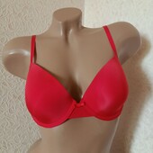 Ніжний червоний бюстгалтер класичний 75А, 80А, 80В (нюанс). Бюстгалтер для девушки 5244
