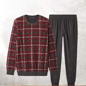 Тепла флісова чоловіча піжама