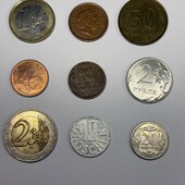 Монети різних країн, всі одним лотом