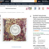 Конфетти из сухоцветов и лепестков - 100% натуральное, биоразлагаемое