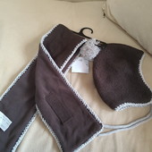 Теплий комплект, шапочка и шарфик, Kimballo, Франция, новий, без бірки