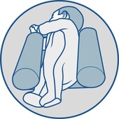 Подушка ограничитель для новорожденных 0-6 месяцев