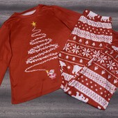 Яркая трикотажная женская пижама отличного качества