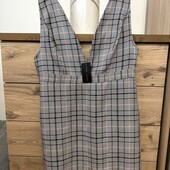 Сарафан в клітинку, розмір 18