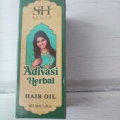 Натуральное индийское масло для волос Adivasi, 50 мл, травяное масло для роста волос с розмарином
