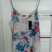 Розпродаж!!! Брендовый новый красивый вискозный топ р.18.