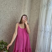 Мусліновий сарафан ❤️ Кольору Барбі