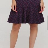 Спідниця кежуал квіткового забарвлення від c&a розмір 40 евро