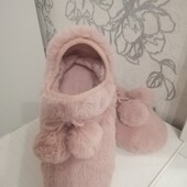 Нові! Домашні красиві теплі тапочки устілка 25см р 39-40
