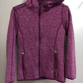 Кофта теплая вязаная на меху.