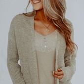 Меланжевый кардиган Hollister