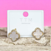 Сережки медсплав клевер конюшина