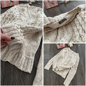 ❄️ теплий светр красивої вʼязки / Має розрізи по боках.