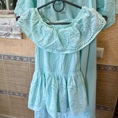 ❤️ дитячий сарафан мама + доця , (лот - 1 сарафан), ставка і сарафан Ваш …2