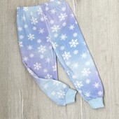 Frozen.Велюрові піжамні штани для дівчинки 92(1,5-2 роки)