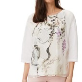 Брендова блуза з шовку,льону та віскози