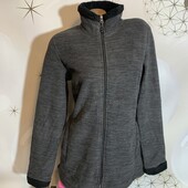 Теплая флисовая кофта на молнии размер М