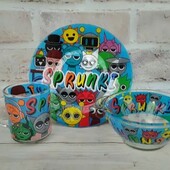 Набір дитячого посуду