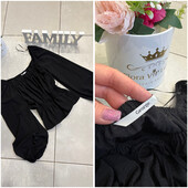 ✨ Блуза З акцентовано рукавами та зав’язкою на грудях красива