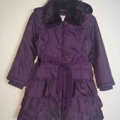 Нарядне зимове пальто/куртка 7/8 р.