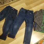 Дві пари зимових джинсів і фліска, 116-122