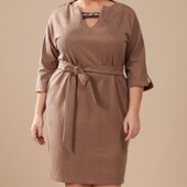 ❣️Ексклюзив! Замшеві, стильні плаття в великих розмірах