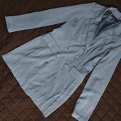 Блакитний двобортний піджак Nasty gal uk10