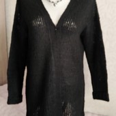 Комфортный теплый кардиган,крупная вязка , Бангладеш, размер-L, идеальное состояние.