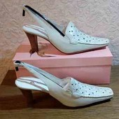 Полностью кожаные босоножки женские. фирма aimeini. Италия.