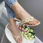 Стильные женские Шлепанцы. замеры от края до края