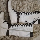 Чоботи із натуральної шкіри з натуральним хутром всередині