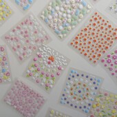 Набір наклейок на нігті 4 аркуша.