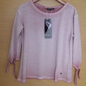 Женский пуловер блуза, рукав 3/4, грудь 100, s 36/38, дизайн halle berry, " blue motion"